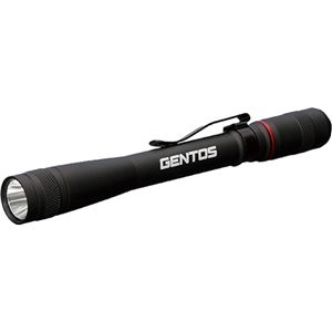 ジェントス 高出力LEDペンライト 100lm ブラック - 拡大画像
