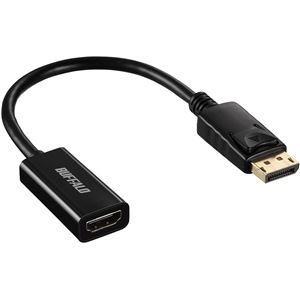 バッファロー（サプライ） DisplayPort-HDMI変換アダプタ ブラック