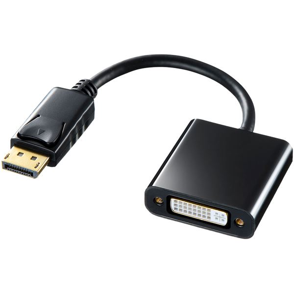 サンワサプライ DisplayPort-DVI変換アダプタ AD-DPDVA01