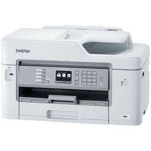 ブラザー工業 A3インクジェット複合機／FAX／ADF／有線・無線LAN／給紙トレイ1段／両面印刷 - 拡大画像