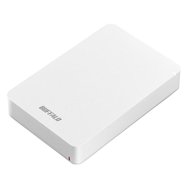 USB3.1（Gen.1）対応 耐衝撃ポータブルHDD 4TB ホワイト HD-PGF4.0U3-GWHA