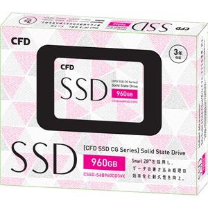 2.5インチ SSD 960GB SATA 7mm 3D NAND採用 3年保証Read（MAX）550/ Write（MAX）510MB/s