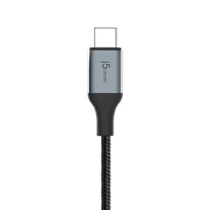 USB-C to Lightning ケーブル （MFi） 90°カーブタイプ 1.2m 黒