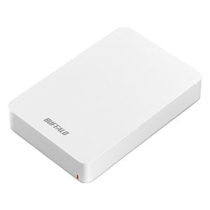 バッファロー USB3.1（Gen.1）対応 耐衝撃ポータブルHDD 5TB ホワイト