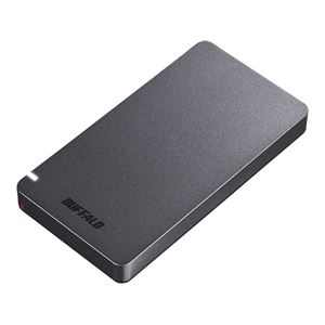 バッファロー USB3.1（Gen2） ポータブルSSD 240GB ブラック