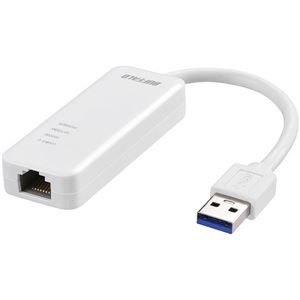 バッファロー Giga USB3.0対応 有線LANアダプター ホワイト