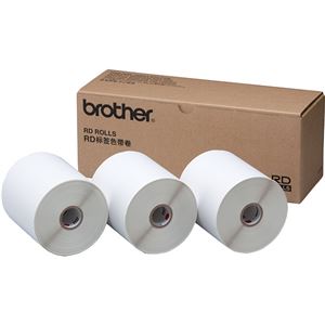 ブラザー工業 TD-4000/4100N用再剥離ラベル 3本パック