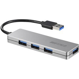 バッファロー（サプライ） USB3.0 4ポート バスパワーハブ シルバー