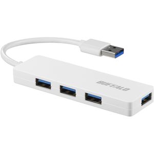 バッファロー（サプライ） USB3.0 4ポート バスパワーハブ ホワイト