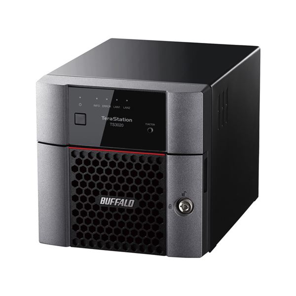 バッファロー TeraStation TS3220DNシリーズ 2ベイデスクトップNAS 8TB TS3220DN0802