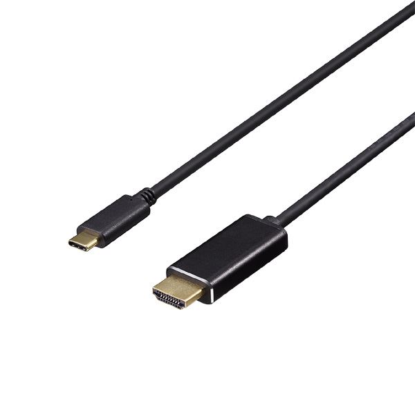 バッファロー（サプライ） ディスプレイ変換ケーブル USB Type-C - HDMI 1m ブラック BDCHD10BK