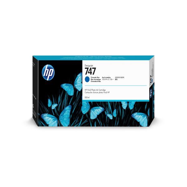 HP（Inc.） HP 747 インク クロマチックブルー 300ml P2V85A