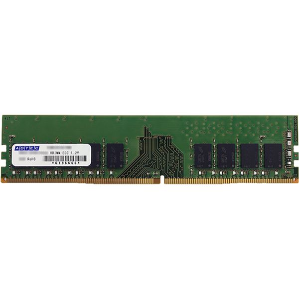 アドテック DDR4-2400 UDIMM ECC 8GB 1Rx8 ADS2400D-E8GSB