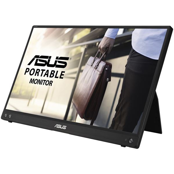 ASUS TeK 15.6型ポータブルディスプレイ/1920×1080(フルHD)/USBType-C搭載/ブラック/スピーカー:なし MB16ACV