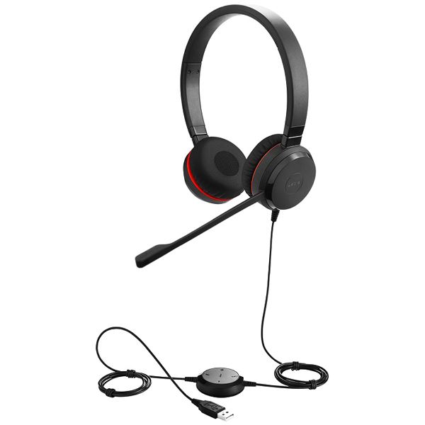 GNオーディオ PC向けステレオヘッドセット レザーイヤークッション搭載 Microsoft Lync認定「Jabra Evolve 30 II MS Stereo」 5399-823-309