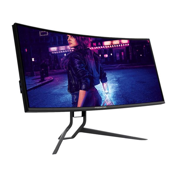 Acer Predator 34型ウルトラワイド液晶ディスプレイ(34型/3440×1440/HDMI、DisplayPort/ブラック/スピーカー:あり/IPS/非光沢/湾曲(1900R)/UWQHD/21:9/400cd) X34Sbmiiiphzx