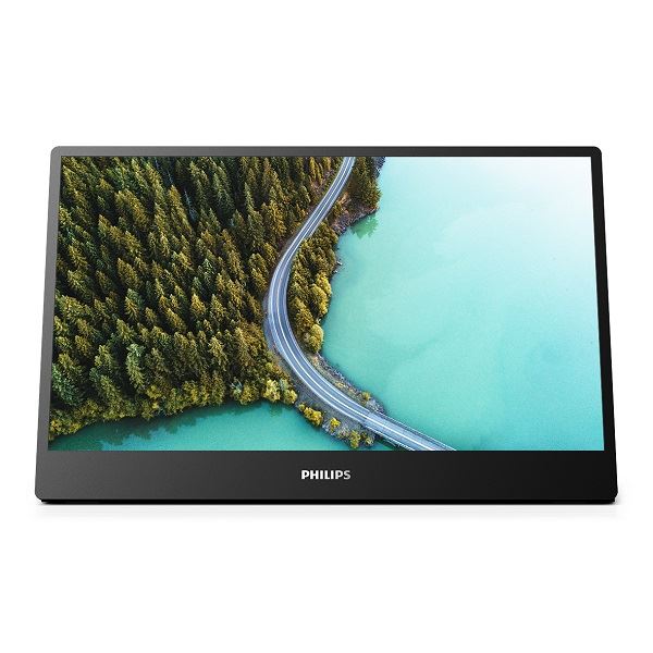 PHILIPS 液晶ディスプレイ 15.6型/1920×1080/Micro-HDMI、USBType-C/ブラック/スピーカー:なし/5年間フル保証 16B1P3300/11