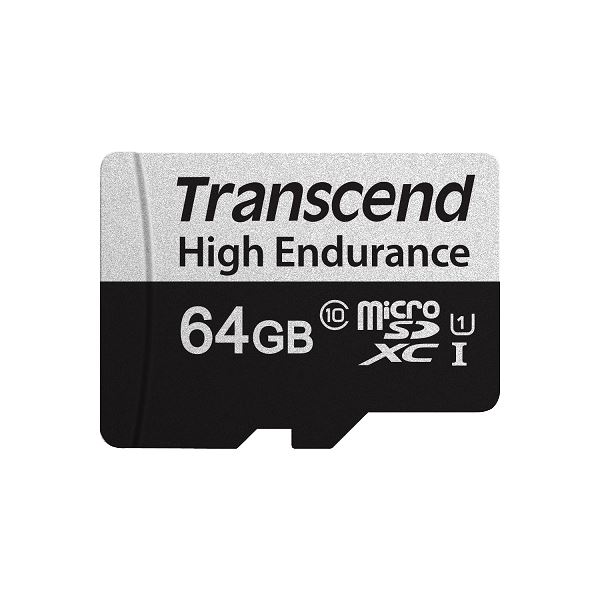 トランセンドジャパン 64GB microSDXCカード w/ adapter U1 High Endurance TS64GUSD350V