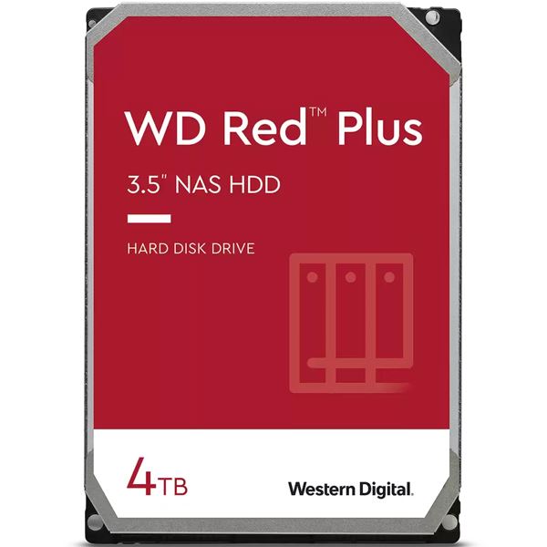 WESTERN DIGITAL WesternDigital WD RED Plus 3.5インチHDD 4TB 3年保証WD40EFPX 0718037-899794