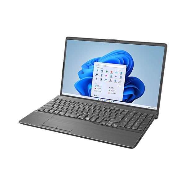 FUJITSU LIFEBOOK AH50/H1 ブラック (AMD Ryzen 75700U/16GB/SSD・256GB/DVDスーパーマルチ/Win11Home64/Office Home &Business 2021(個人向け)/15.6型) FMVA50H1B