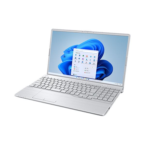 FUJITSU LIFEBOOK AH50/H1 シルバー (AMD Ryzen 75700U/16GB/SSD・256GB/DVDスーパーマルチ/Win11Home64/Office Home &Business 2021(個人向け)/15.6型) FMVA50H1S