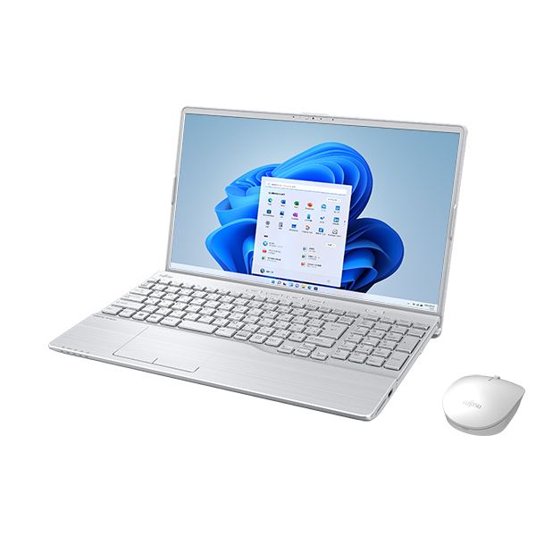 FUJITSU LIFEBOOK AH53/G2 ファインシルバー (Corei7-1260P/8GB/SSD・512GB/Blu-ray/Win11Home64/Office Home &Business 2021(個人向け)/15.6型) FMVA53G2S