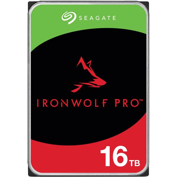 Seagate IronWolf Pro 3.5【データ復旧3年付】16TBHDD(CMR)メーカー5年保証 24時間稼働 PC、NAS用 RVセンサー付 ST16000NT001 ST16000NT001