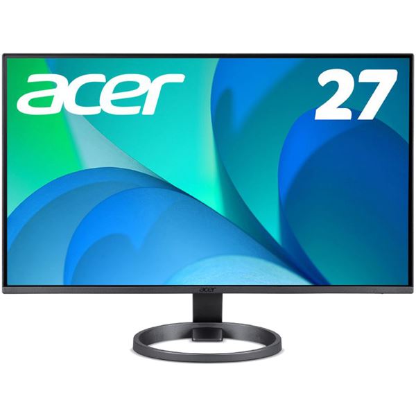 Acer Vero27インチワイド液晶ディスプレイ(27型/1920×1080/HDMI、ミニD-Sub/ブラック/スピーカー搭載/IPS/非光沢/フルHD/250cd/1ms) RL272ymiixv