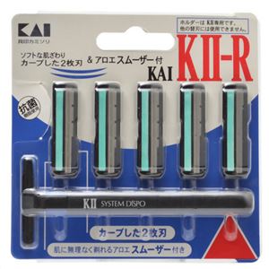 (まとめ買い)KAI KII-R ひげそり用カミソリ アロエスムーザー付×10セット - 髭ぞり・脱毛専門店 (まとめ買い)KAI KII-R ひげそり用カミソリ アロエスムーザー付×10セット - 髭ぞり・脱毛専門店