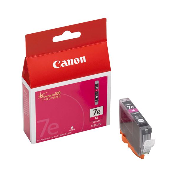 （まとめ） キヤノン Canon インクタンク BCI-7eM マゼンタ 0366B001 1個 【×4セット】