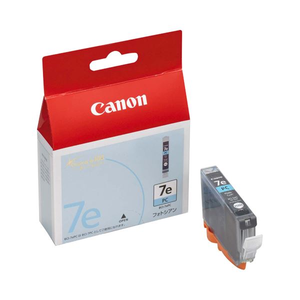 （まとめ） キヤノン Canon インクタンク BCI-7ePC フォトシアン 0368B001 1個 【×4セット】