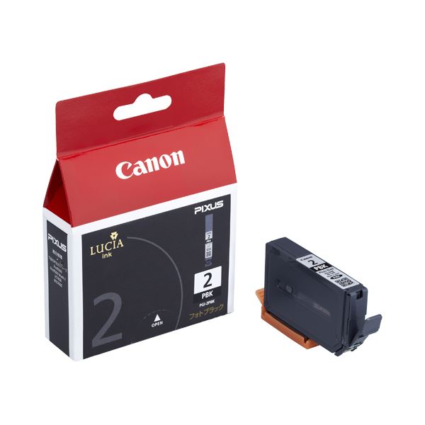 （まとめ） キヤノン Canon インクタンク PGI-2PBK フォトブラック 1024B001 1個 【×4セット】