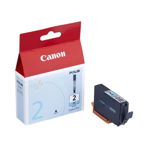 （まとめ） キヤノン Canon インクタンク PGI-2PC フォトシアン 1028B001 1個 【×4セット】