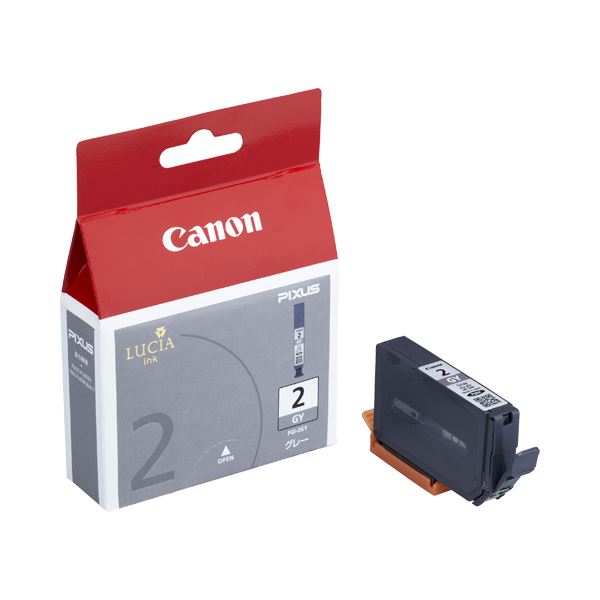 （まとめ） キヤノン Canon インクタンク PGI-2GY グレー 1032B001 1個 【×4セット】