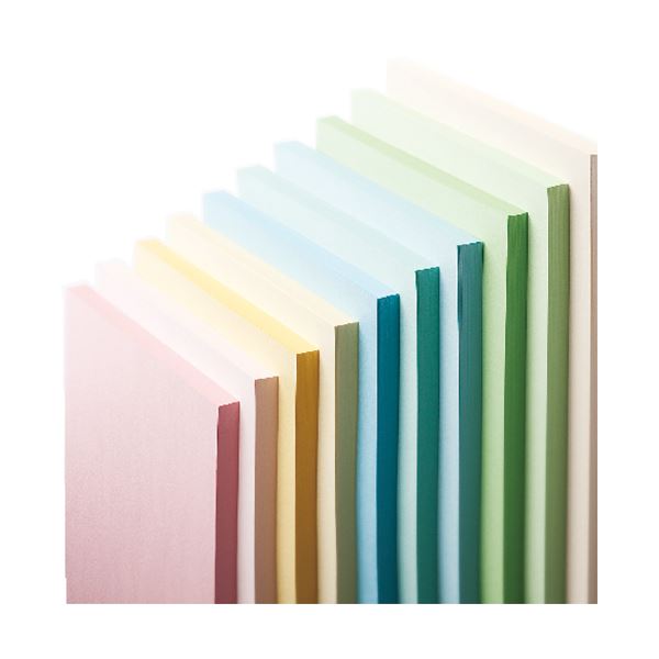 （まとめ） 長門屋商店 Color Paper A3 中厚口 桃 ナ-1221 1冊（100枚） 【×5セット】