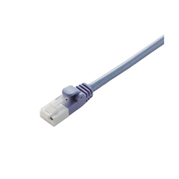 （まとめ） エレコム Cat5e対応ツメ折れ防止LANケーブル ブルー 10m LD-CTT／BU10／RS 1本 【×5セット】