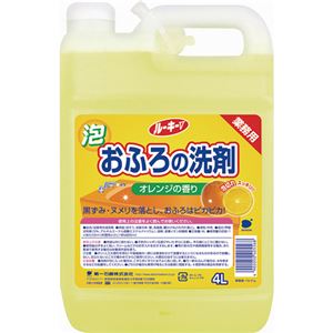 (まとめ) 第一石鹸 ルーキーV おふろ洗剤 業務用 4L 1本 【×5セット】