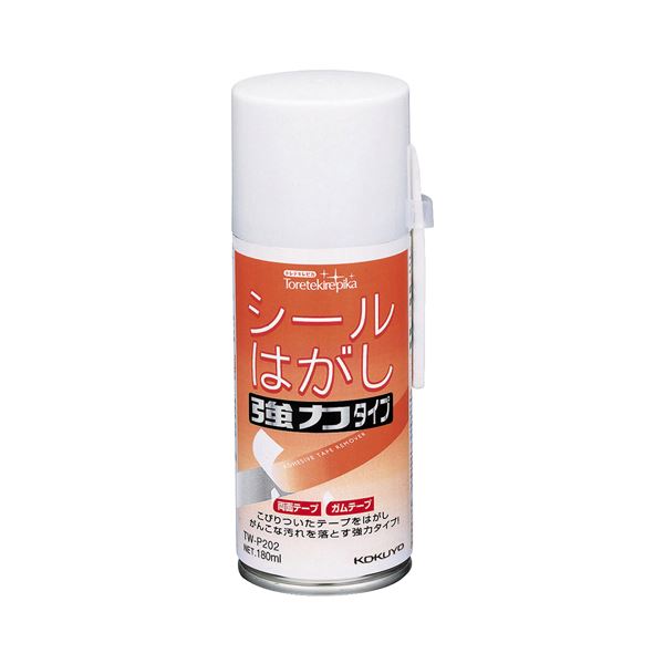 (まとめ) コクヨ シールはがし(強力タイプ) 180ml TW-P202 1本 【×4セット】