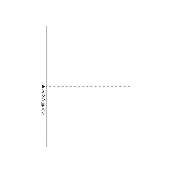 (まとめ) ヒサゴ マルチプリンター帳票(FSC森林認証紙) B5 白紙 2面 FSC2052 1冊(100枚) 【×5セット】