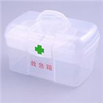 （まとめ） 吉川国工業所 キャリング救急箱 W277×D182×H165mm 1個 【×4セット】