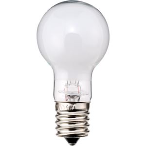 (まとめ) TANOSEE ミニクリプトン電球 40W形 E17口金 ホワイトタイプ 1パック(6個) 【×3セット】 商品写真
