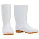 （まとめ） 川西工業 耐油衛生長靴 ホワイト 24cm 8300ホワイト24 1足 【×3セット】 - 縮小画像1