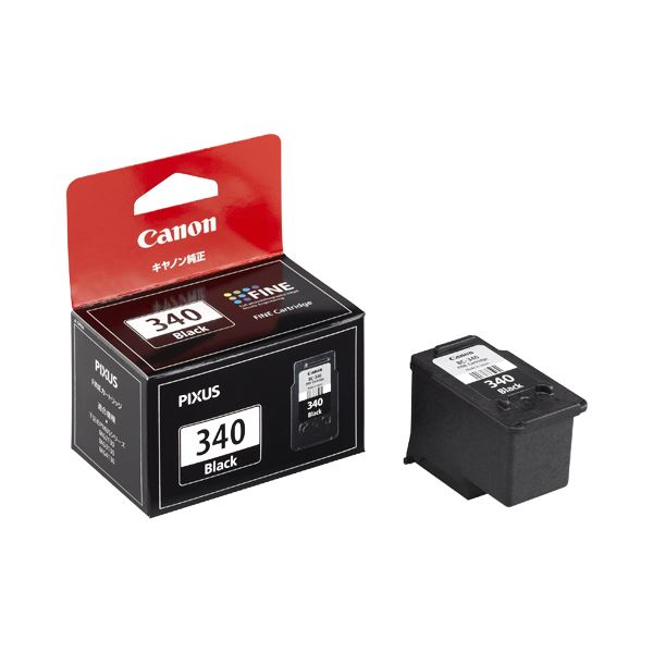 （まとめ） キヤノン Canon FINEカートリッジ BC-340 ブラック 5213B001 1個 【×3セット】