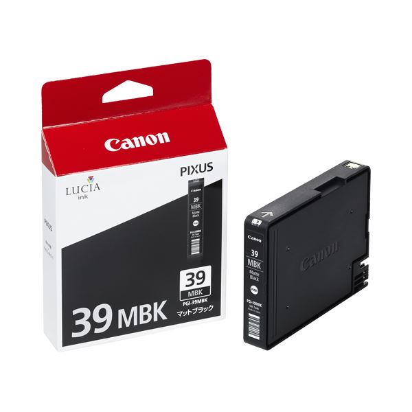 （まとめ） キヤノン Canon インクタンク PGI-39MBK マットブラック 4856B001 1個 【×3セット】