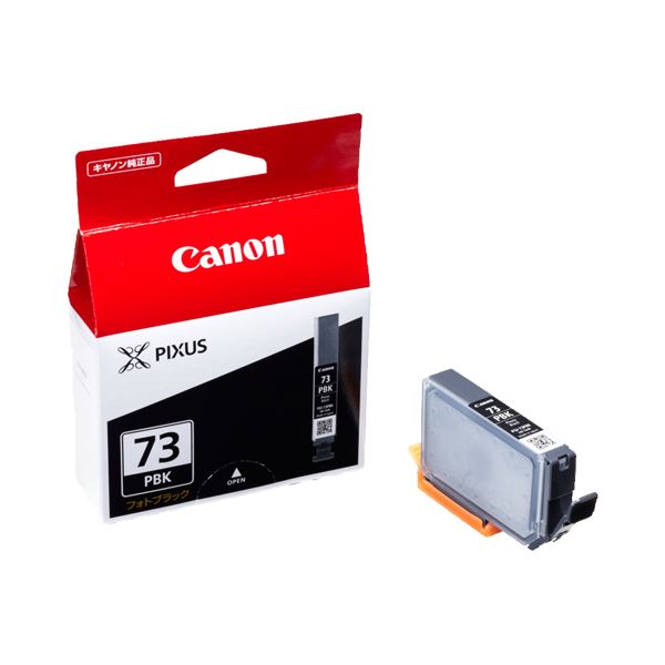 （まとめ） キヤノン Canon インクタンク PGI-73PBK フォトブラック 6393B001 1個 【×5セット】