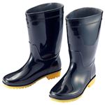 （まとめ） アイトス 衛生長靴 25.0cm ブラック AZ-4438-25.0 1足 【×10セット】