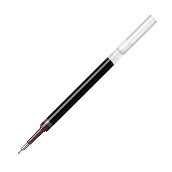 (まとめ) ぺんてる ゲルインクボールペン替芯 0.35mm 黒 ハイブリッドテクニカノック035用 XKFRN3-A 1セット(10本) 【×5セット】