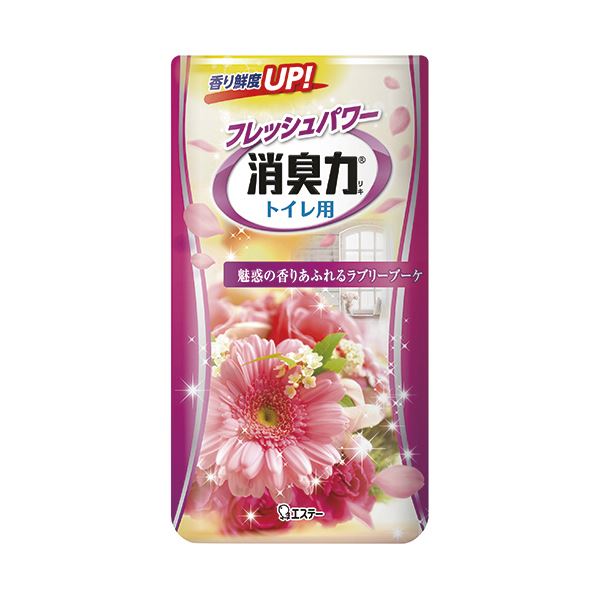 (まとめ) エステー トイレの消臭力 ラブリーブーケ 400ml 1セット(3個) 【×5セット】