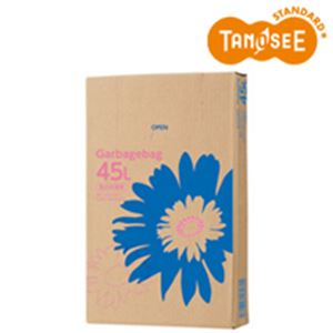 TANOSEE ゴミ袋 乳白半透明 45L 110枚BOX 商品写真