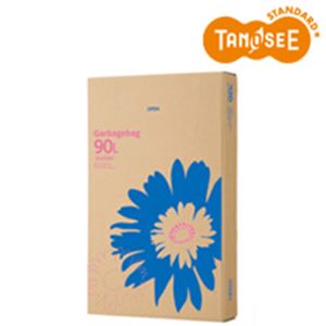 TANOSEE ゴミ袋 乳白半透明 90L 110枚BOX 商品写真